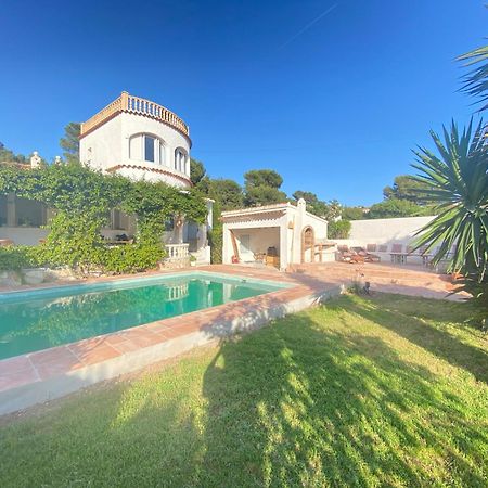 Beautiful Villa With Pool, Barbecue, And Garden Jávea エクステリア 写真